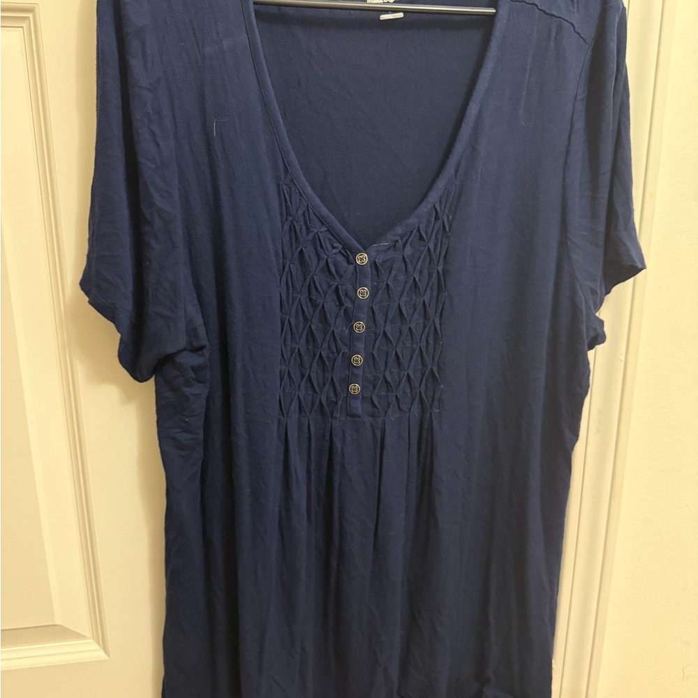 Navy Blue Women's Top